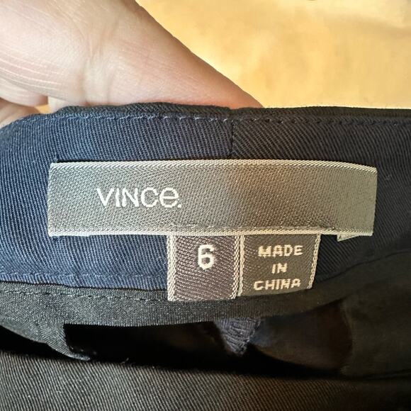 Vince Skinny Relaxed Dress Pants Navy Blue Ankle Length Size 6 - Picture 5 of 7